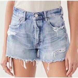 MOUSSY Vintage Packard Distressed Cut Off Denim Shorts 25